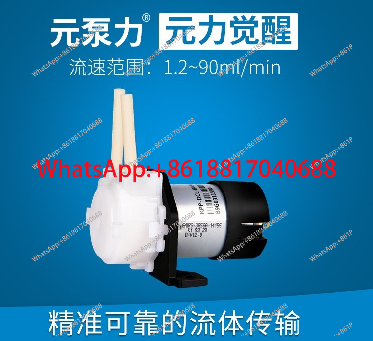 Mini Peristaltic Pump 12V - KPP-DC/DA-B08W 12v 24v DC motor small