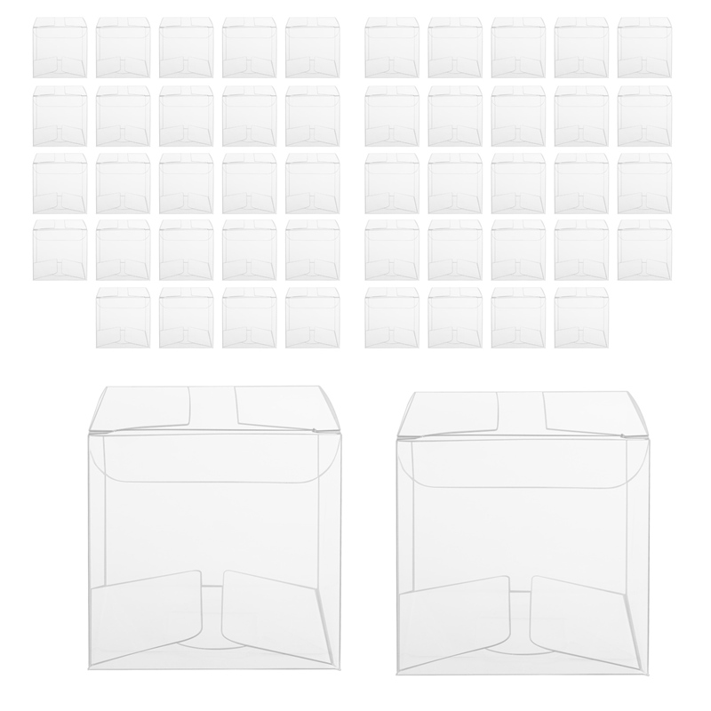 50Pcs Clear Plastic Boxes for  - Packaging 评论和价格