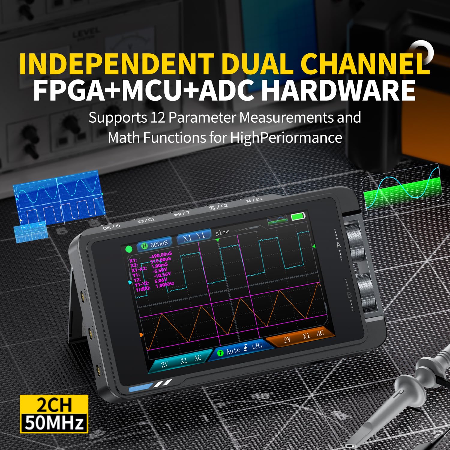 FNIRSI DS215H Digital Oscillos - Fnirsi Digital Oscilloscope Handheld 评论和价格