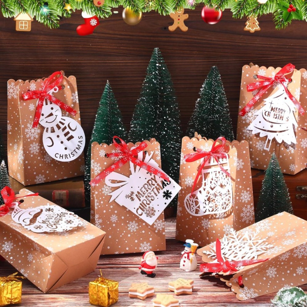 6/12Pcs Christmas Snowflake Pa - Packaging 评论和价格