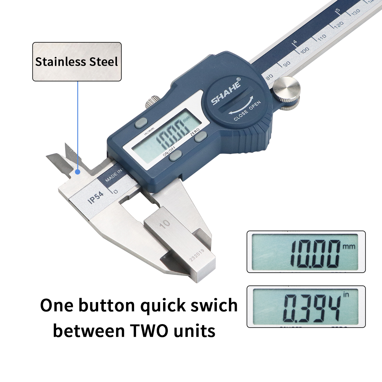 Hardened Stainless Steel 100/1 - Digital Caliper 150Mm Stainless Steel 评论和价格