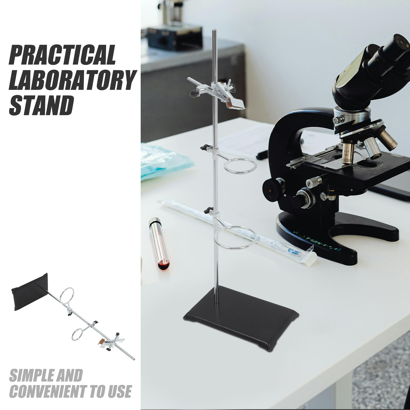 Laboratory Ring Stand Iron Sta - Lab Equipment 评论和价格