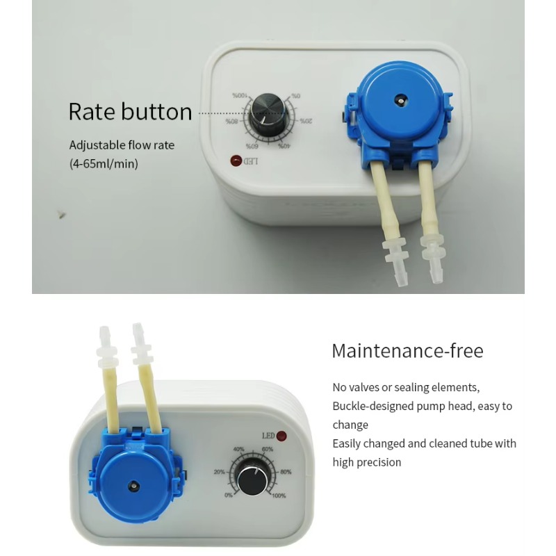 NKCP Adjustable Flow Peristalt - Mini Peristaltic Pump 12V 评论和价格