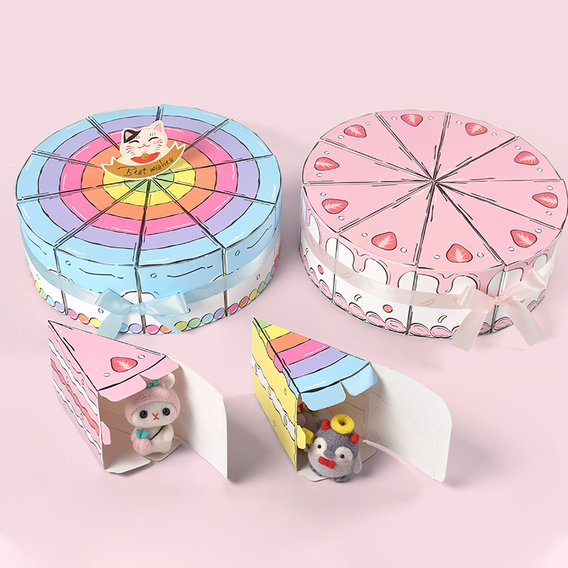 Triangular Cake Shaped Paper G - Packaging 评论和价格