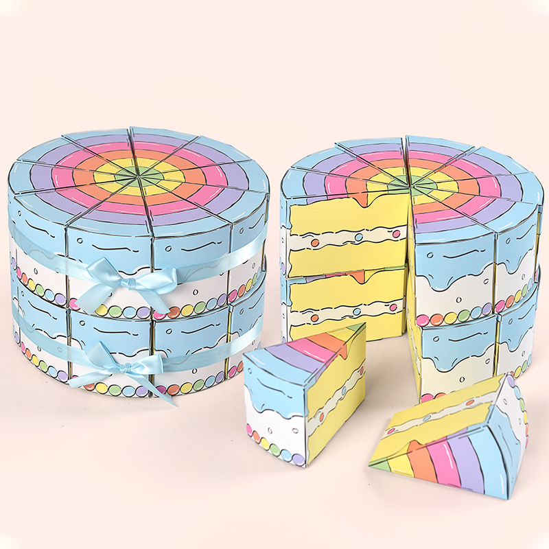 Triangular Cake Shaped Paper G - Packaging 评论和价格