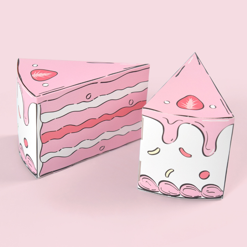 Triangular Cake Shaped Paper G - Packaging 评论和价格