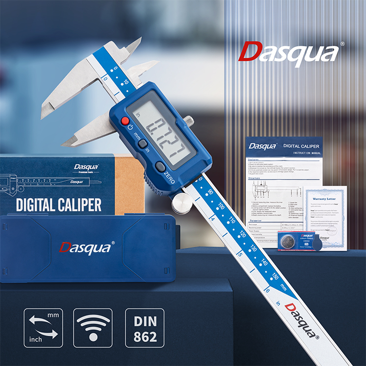 Dasqua Stainless Steel 0-150mm - Digital Caliper 150Mm Stainless Steel 评论和价格