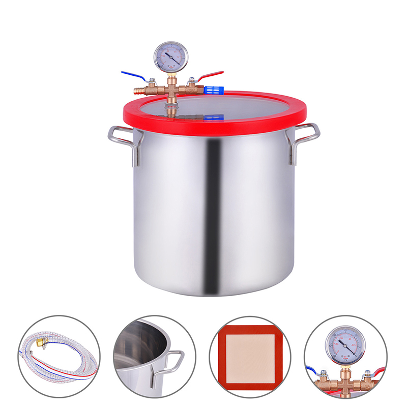 7.2L/12L/20L Stainless Steel V - Vacuum Chamber Kit With Pump 评论和价格