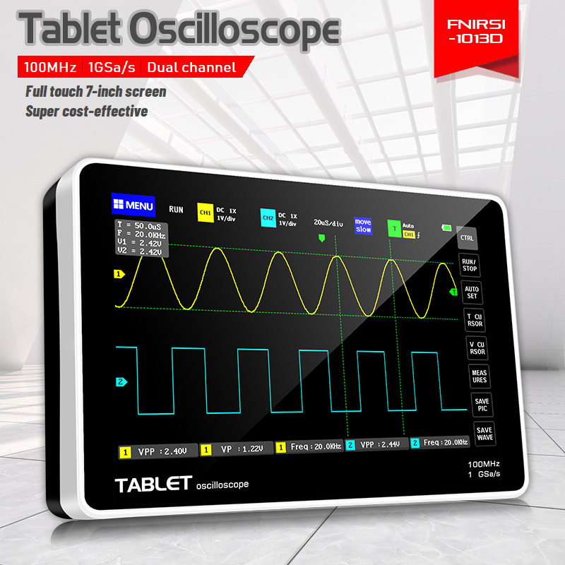 FNIRSI 1013D Dual Channel Tabl - Fnirsi Digital Oscilloscope Handheld 评论和价格