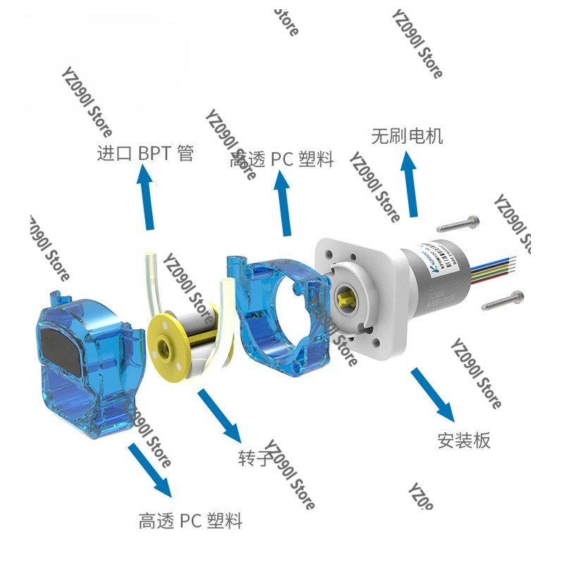 KPHM100 Compact Mini Peristalt - Mini Peristaltic Pump 12V 评论和价格