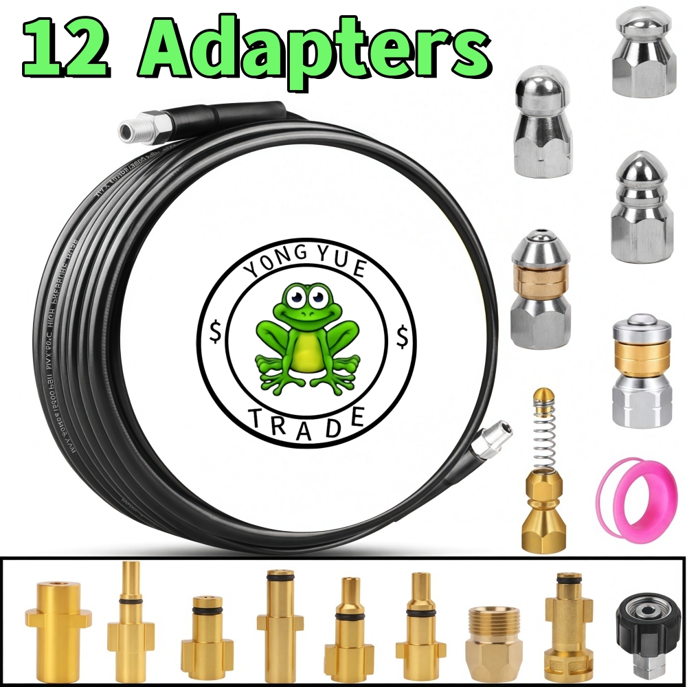 5~50m Pressure Washer Sewer Je - Vacuum Chamber Kit With Pump 评论和价格