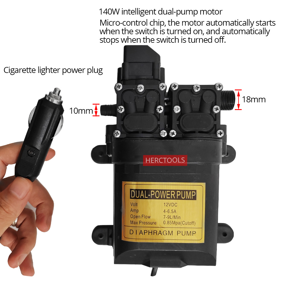 Dual-Core Diaphragm Pump Car W - Vacuum Chamber Kit With Pump 评论和价格