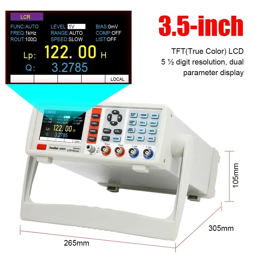 Digital LCR Meter Desktop Capa - Test Instruments 评论和价格